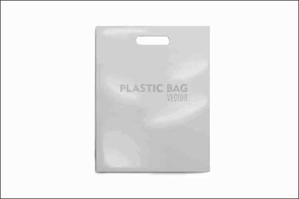 Sample Realistic Plastic Bag Mockup