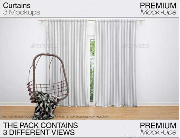 Sample Roller Curtain Mockup