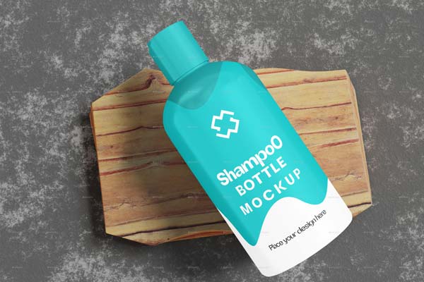 Sample Shampoo Bottle Mockup