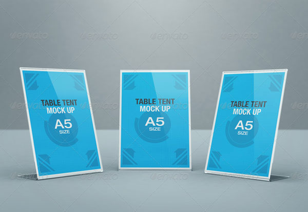 Sample Table Tent Mock-up