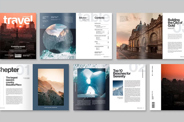 Sample Travel Magazine Template