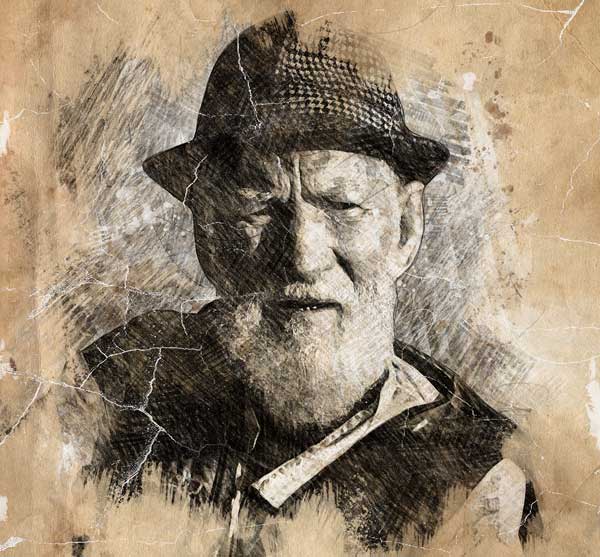 Sample Vintage Sketch Photoshop Actions