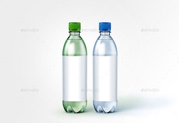 Sample Water Plastic Bottle Mockups