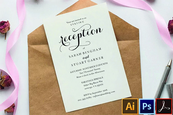 Sample Wedding Reception Invitation Template
