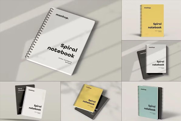 Sample Spiral Notebook Mock-up