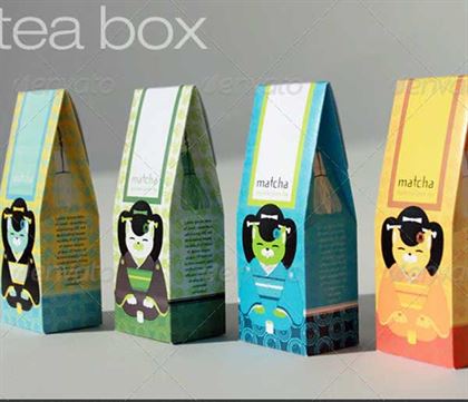 Sample Tea Box packaging Design