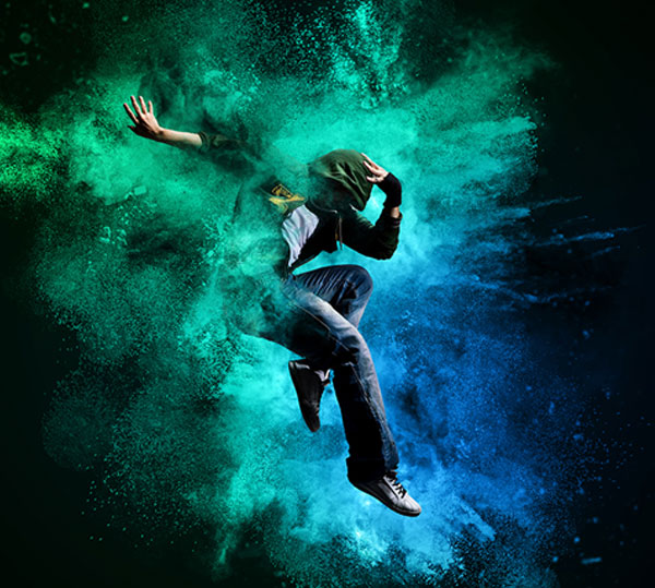 Sand Dust / Powder Explosion Photoshop Action