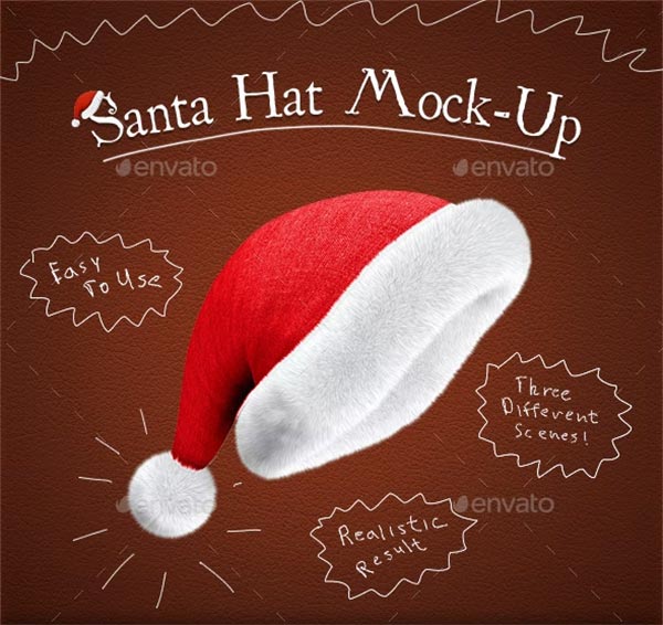 Santa Hat Mock-Up