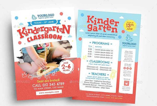 School Party Flyer Templates