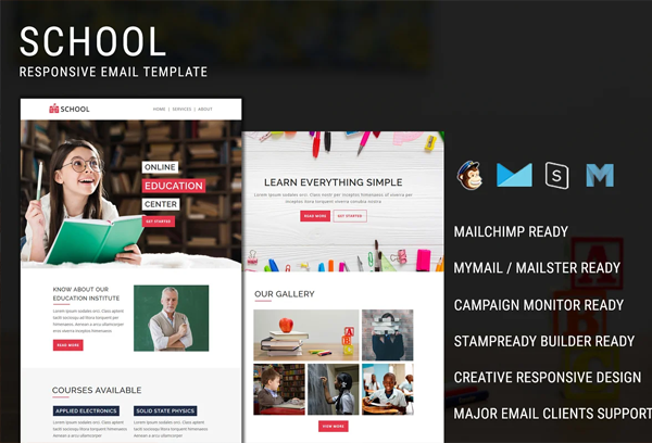 School Responsive Email Template