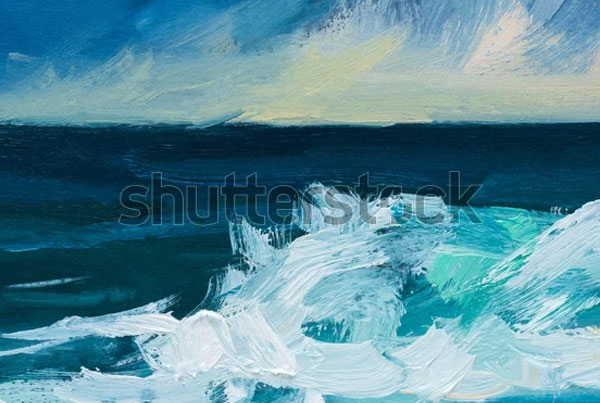 Sea Oil Painting Brush