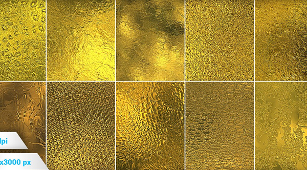 Seamless Golden Foil Texture HD Background