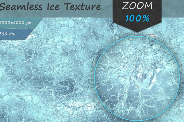Seamless Ice Texture HD Background
