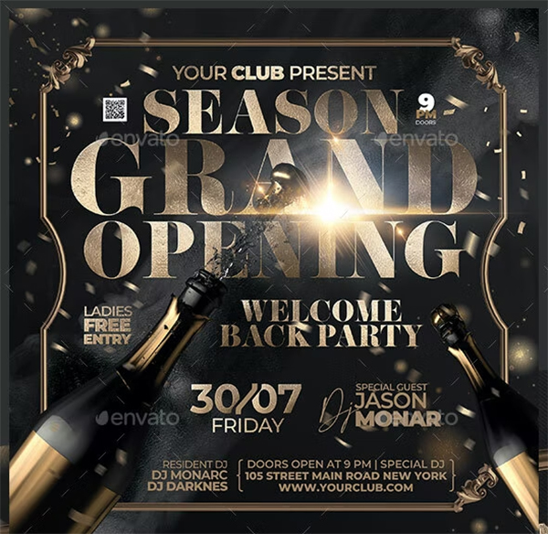 Season Grand Opening Template