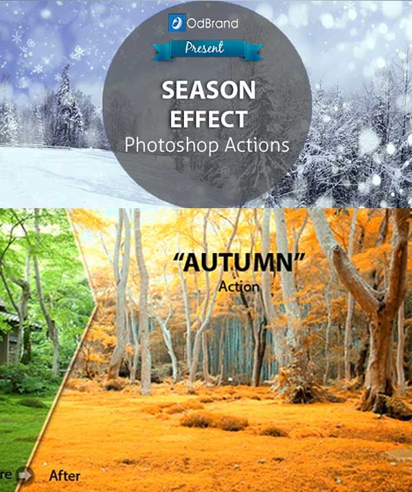 Season Effect Photoshop Action