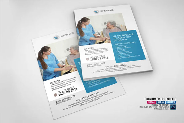 Senior Home Care Services Flyer
