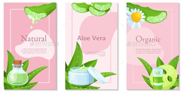 Set Of Colorful Vector Vertical Banners