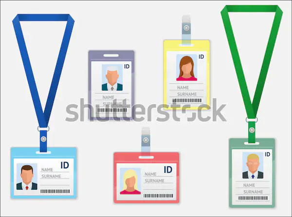 Set of Visitor Identification Cards