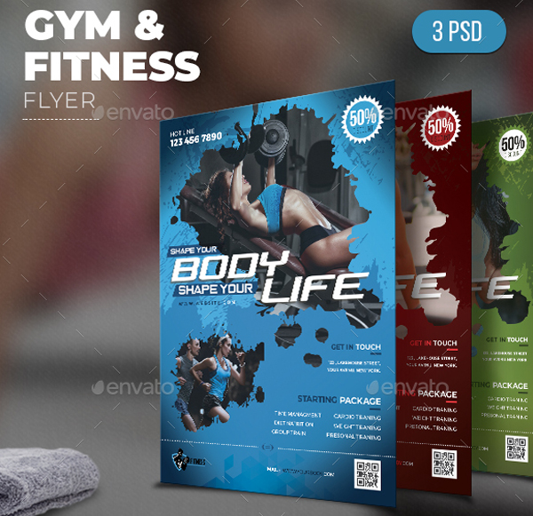 Shape Your Body Fitness Flyer