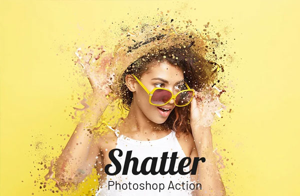 Shatter Photoshop Action