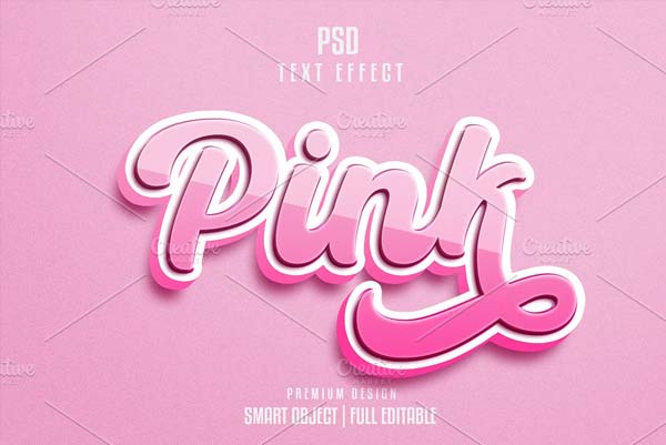 Shiny 3D Text Effect