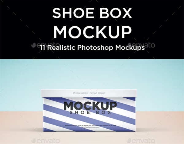 Shoe Box Mockup Designs