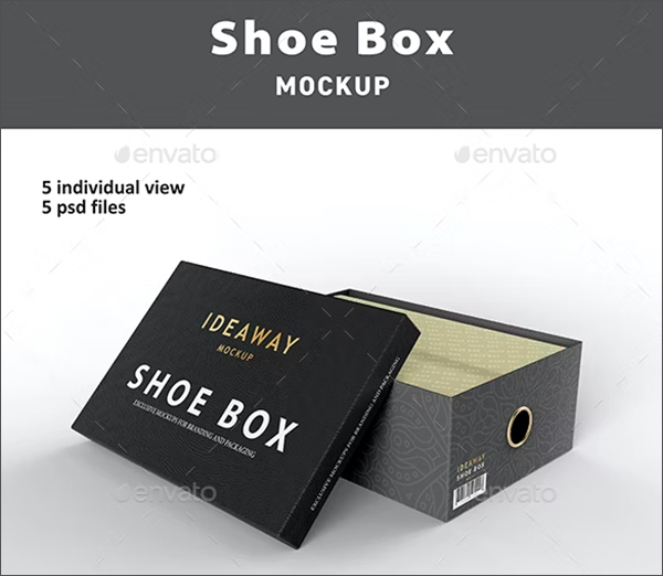 Shoe Box Mockup Set