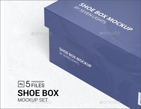 Shoe Box Mockup
