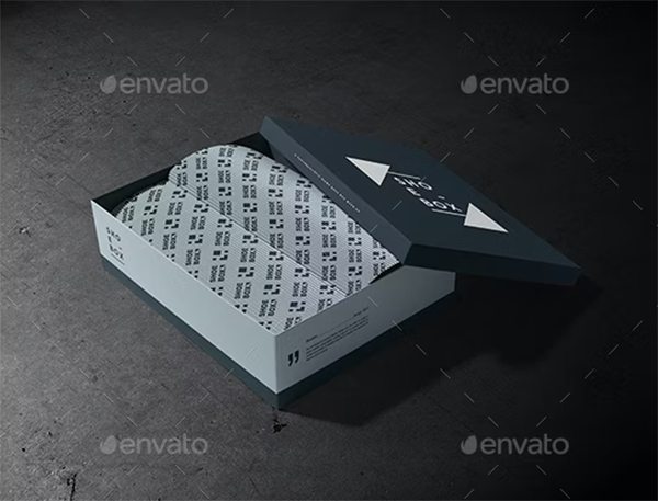Shoe Box Packaging Mock-up