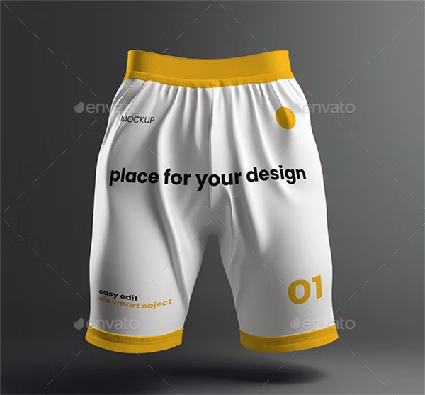 Short Floating Mockup