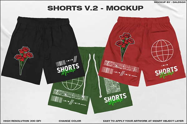 Shorts V.2 - Mockup