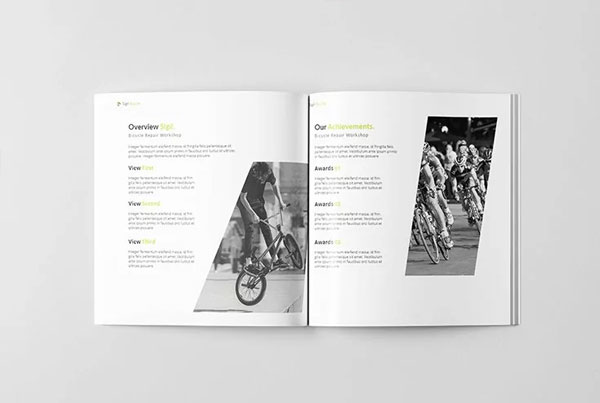 Sigil Bike Brochure Square Template
