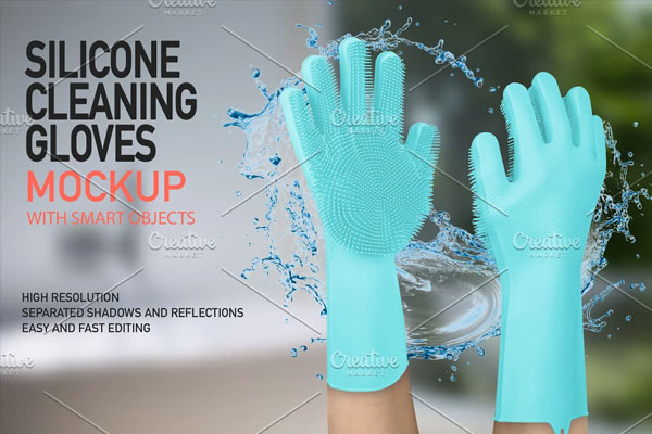 Silicone Gloves Mock-Ups