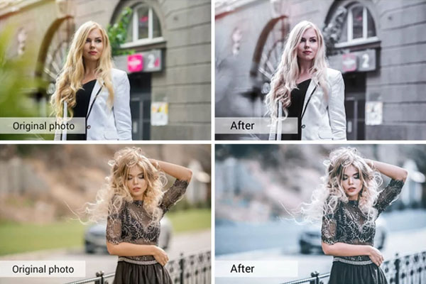 Silver Color Charm Photoshop Actions