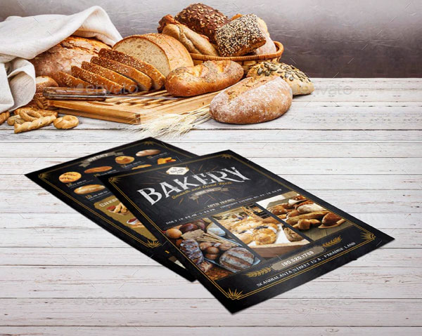 Simple Bake Sale Bi-fold Brochure Template