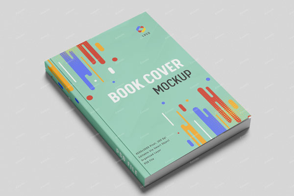 Simple Book Cover Mockup Download