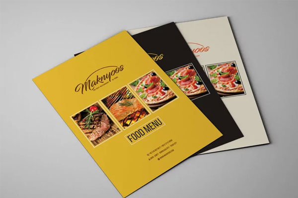 Simple Breakfast Restaurant Food Menu Flyer