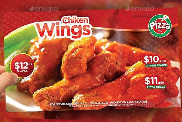 Simple Chiken Wings Flyer