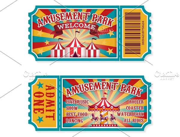 Simple Circus Banner Templates