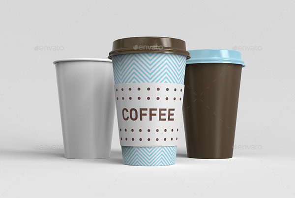 Simple Coffee Cup Packaging Mock-Up