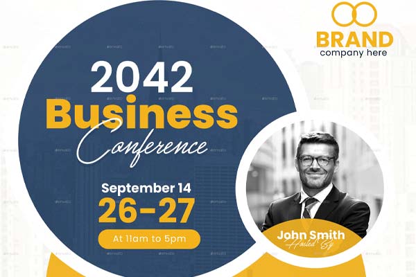 Simple Conference Flyer Photoshop Download