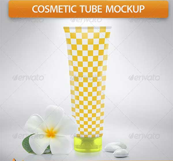 Simple Cosmetic Tube Mockups