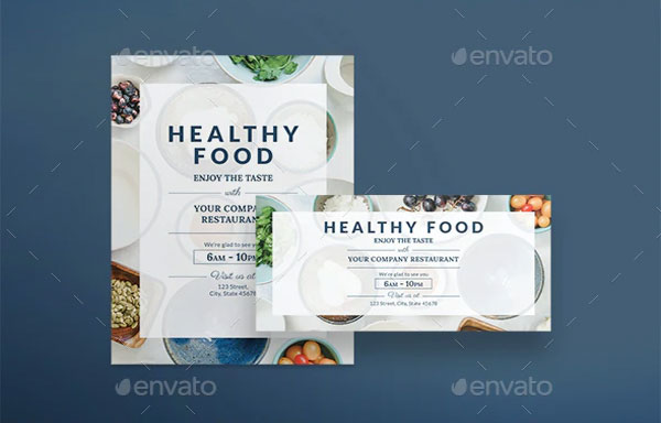 Simple Healthy Food Flyer