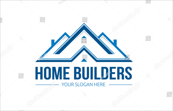 Simple Home Builders Logo Template