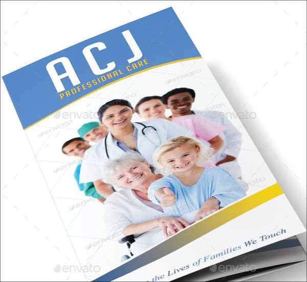 Simple Home Health Care Brochure Templates