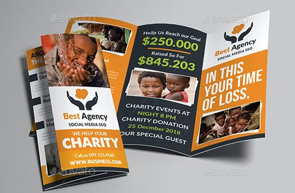 Simple Kids Charity Trifold Brochure