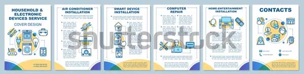 Simple Laptop Repair Brochure Templates