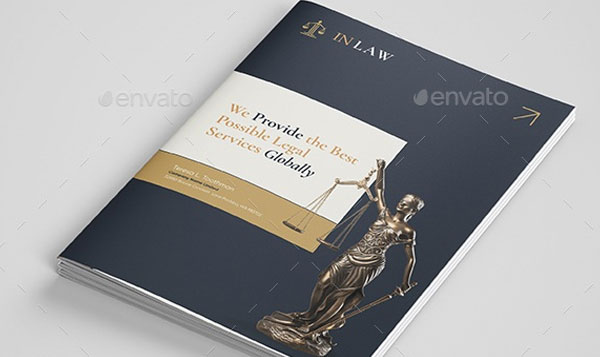 Simple Lawyer Brochure Templates