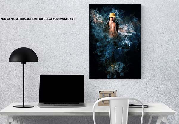 Simple Magic Lines Photoshop Action