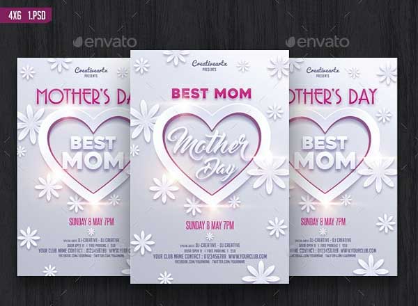 Simple Mothers Day Flyer